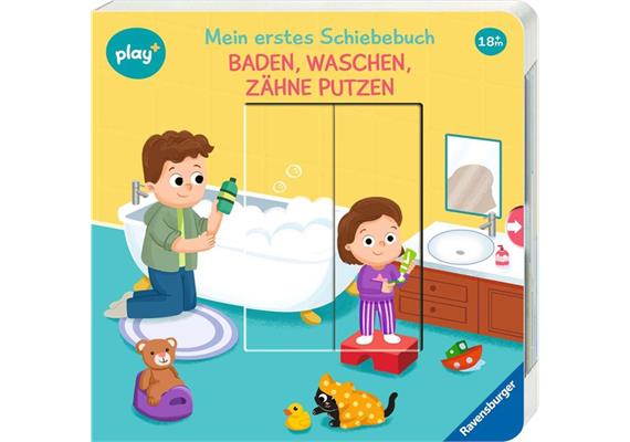 Play+ Mein erstes Schiebebuch: Baden, waschen, Zähne putzen