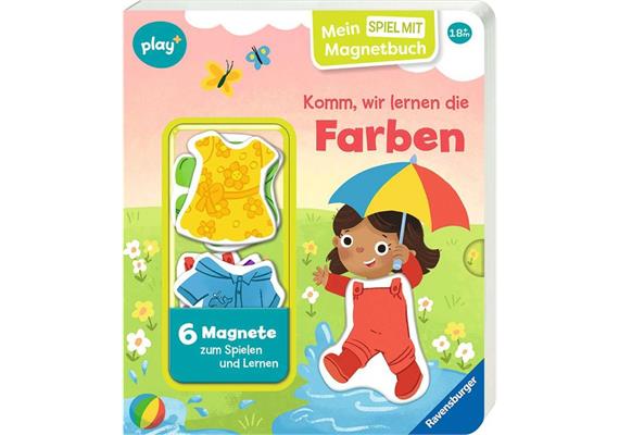 Play+ Mein Spiel mit-Magnetbuch: Komm, wir lernen die Farben