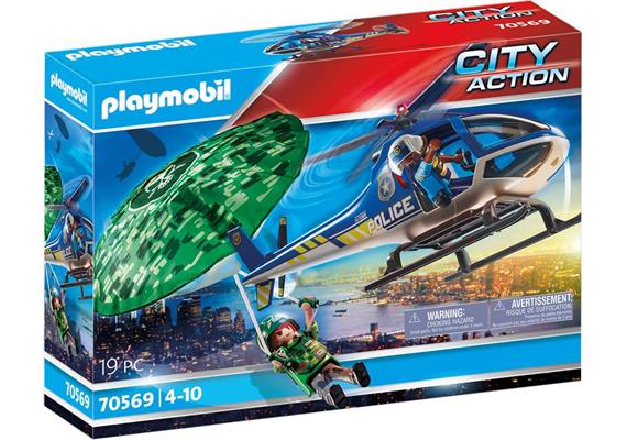 PLAYMOBIL® 70569 Polizei-Hubschrauber: Fallschirm