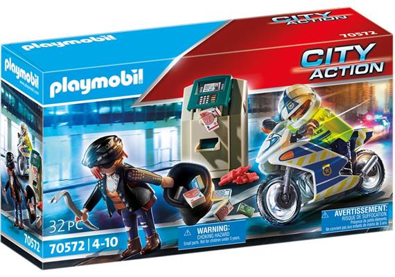 PLAYMOBIL® 70572 Polizei-Motorrad: Verfolgung