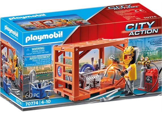 PLAYMOBIL® 70774 Containerfertigung