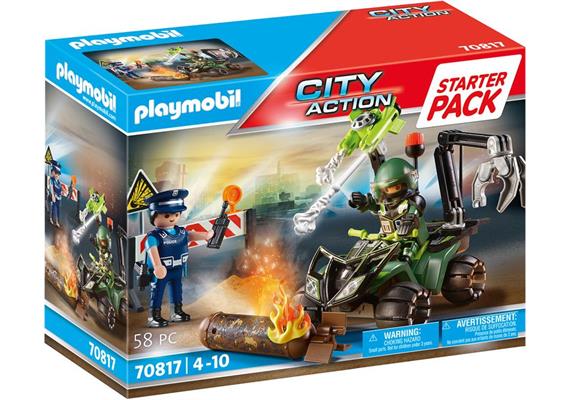 PLAYMOBIL® 70817 Starter Pack Polizei: Gefahrentraining