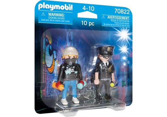 PLAYMOBIL® 70822 DuoPack Polizist und Sprayer