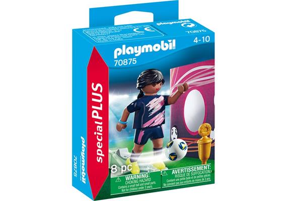 PLAYMOBIL® 70875 Fussballerin mit Torwand