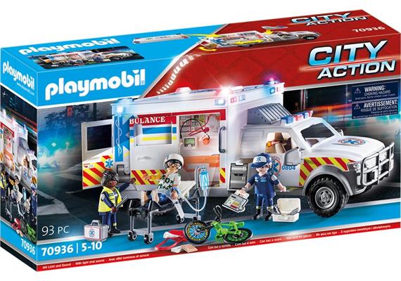PLAYMOBIL® 70936 Rettungs-Fahrzeug: US Ambulance