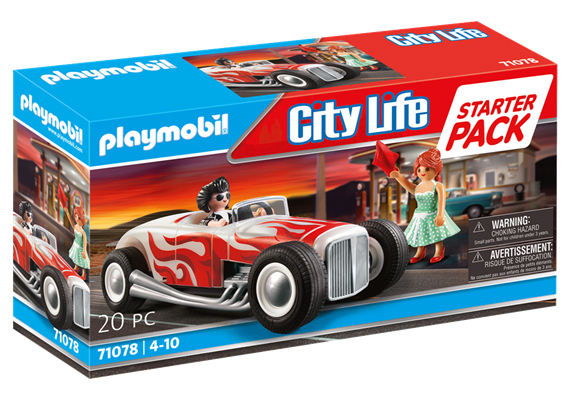 PLAYMOBIL® 71078 Starter Pack Hot Rod