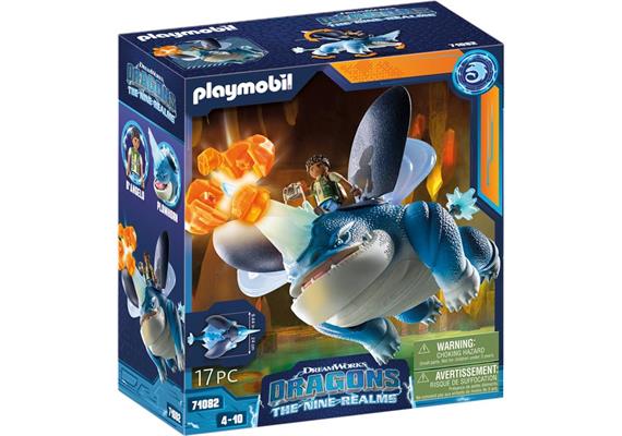 PLAYMOBIL® 71082 Dragons: The Nine Realms - Plowhorn & D'Angelo
