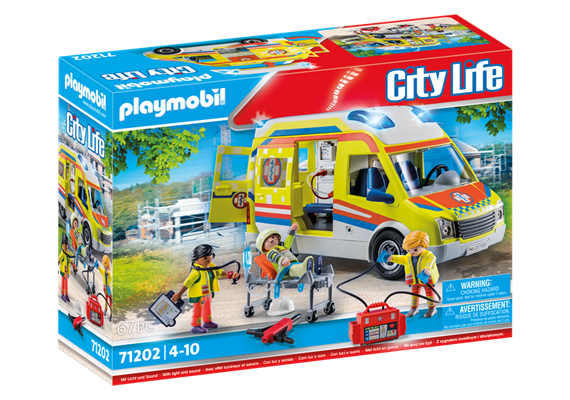 PLAYMOBIL® 71202 Rettungswagen mit Licht und Sound