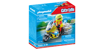 PLAYMOBIL® 71205 Notarzt-Motorrad mit Blinklicht