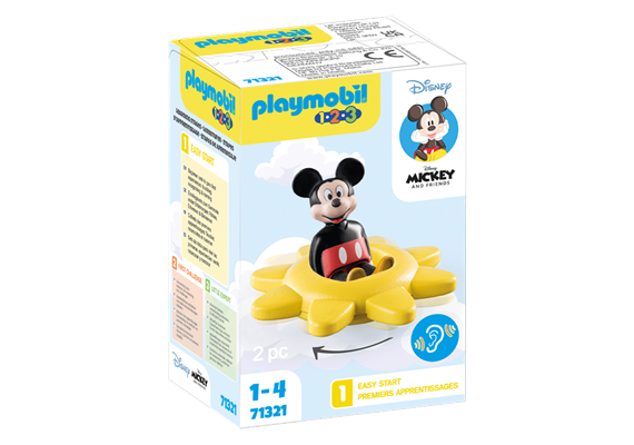 PLAYMOBIL® 71321 1.2.3 & Disney: Mickys Drehsonne mit Rasselfunktion