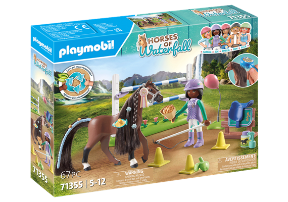 PLAYMOBIL® 71355 Zoe & Blaze mit Turnierparcours