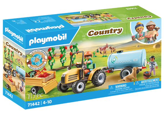 PLAYMOBIL® 71442 Traktor mit Anhänger und Wassertank