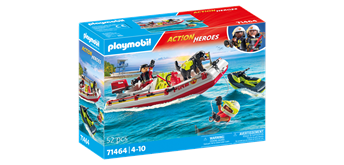 PLAYMOBIL® 71464 Feuerwehrboot mit Aqua Scooter