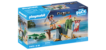 PLAYMOBIL® 71473 Pirat mit Alligator