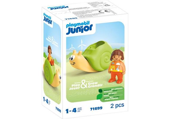 PLAYMOBIL® 71699 JUNIOR: Schaukelschnecke mit Rasselfunktion