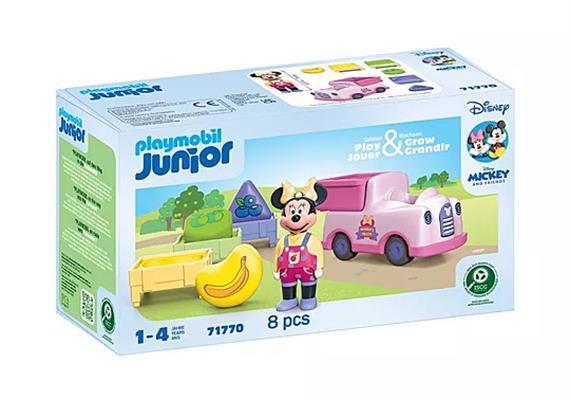 PLAYMOBIL® 71770 JUNIOR & Disney: Minnie Maus' Obst-Transporter