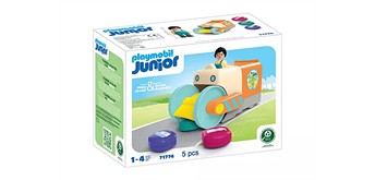 PLAYMOBIL® 71774 Junior: Spassiges Müllsammelfahrzeug