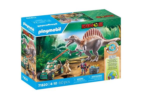 PLAYMOBIL® 71820 Spinosaurus-Angriff auf Dino-Ausgrabung