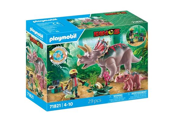 PLAYMOBIL® 71821 Triceratops mit Jungtier