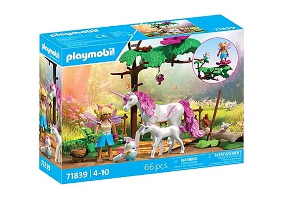 PLAYMOBIL® 71839 Zauberhafter Einhorn-Stall für Mama und Fohlen