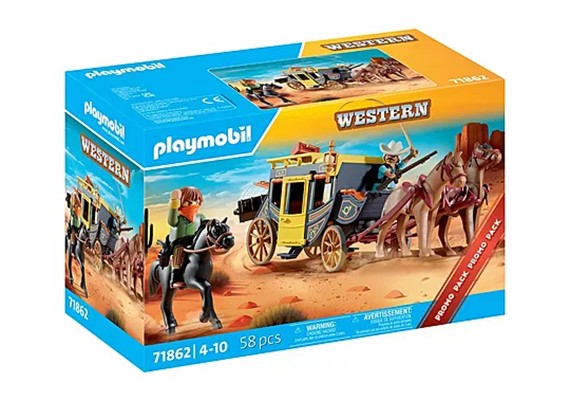 PLAYMOBIL® 71862 Postkutschenüberfall im Wilden Westen PLAYMOBIL® 71862 Postkutschenüberfall im Wilden Westen