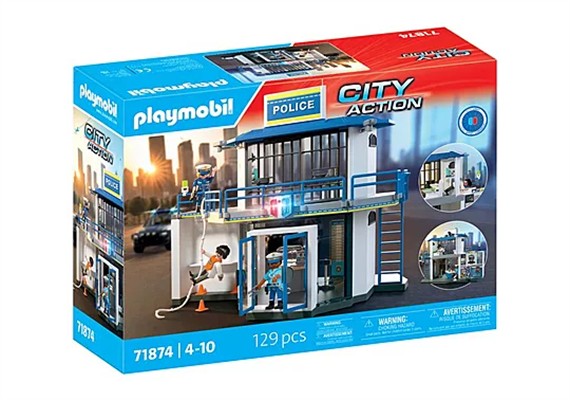 PLAYMOBIL® 71874 Polizeiwache mit Fahndungsraum