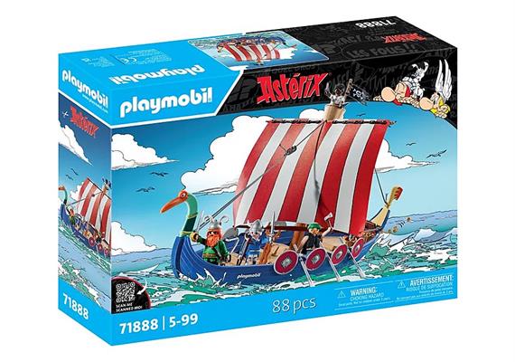 PLAYMOBIL® 71888 Asterix: Piratenschiff