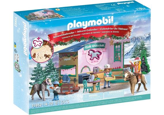PLAYMOBIL® 71952 Adventskalender: Weihnachtsbacken im Reitercafé