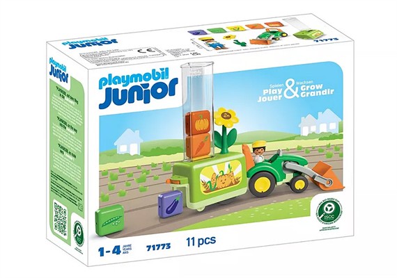 PLAYMOBIL® Junior 71773: Traktor mit lustiger Pflanzmaschine PLAYMOBIL® Junior 71773: Traktor mit lustiger Pflanzmaschine