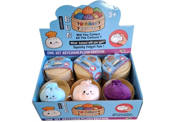 Plüsch Dumpling Schlüsselanhänger 8.5 cm 1 Stück assortiert