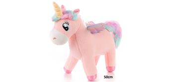 Plüsch Einhorn 50 cm Pink