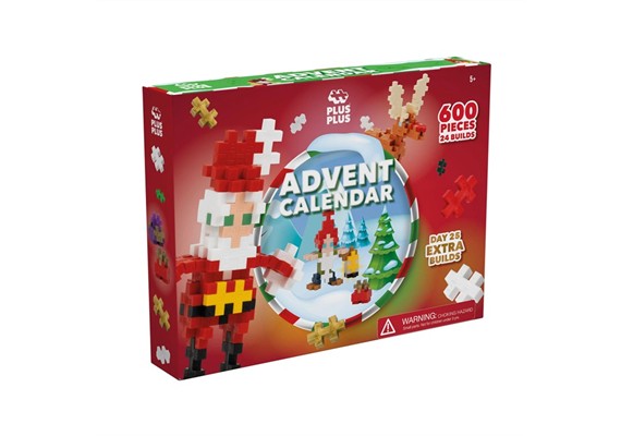 Plus-plus 3973 Adventskalender Plus-Plus Weihnachtsdorf