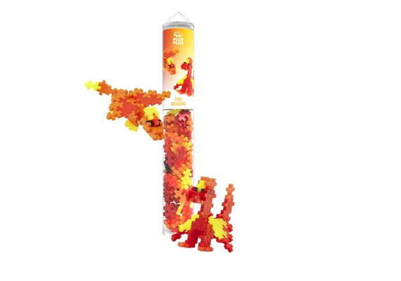 Plus-Plus 4375 100 Kreativ Bausteine Feuer Drache