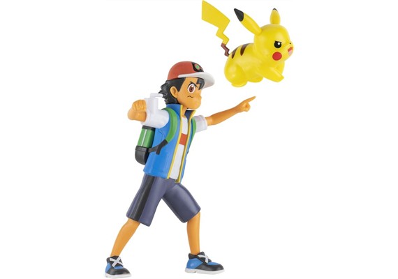 Pokémon Battle Feature Figure Ash & Pikachu