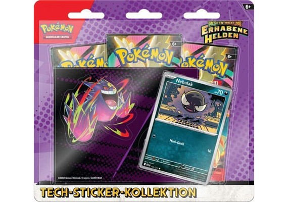 Pokemon DEUTSCH ME02.5 Erhabene Helden Sticker Kollektion