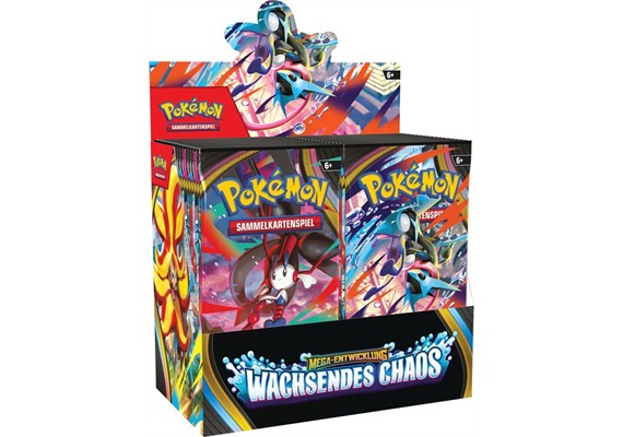 Pokemon Deutsch ME04 "Wachsendes Chaos" Booster 10 Karten