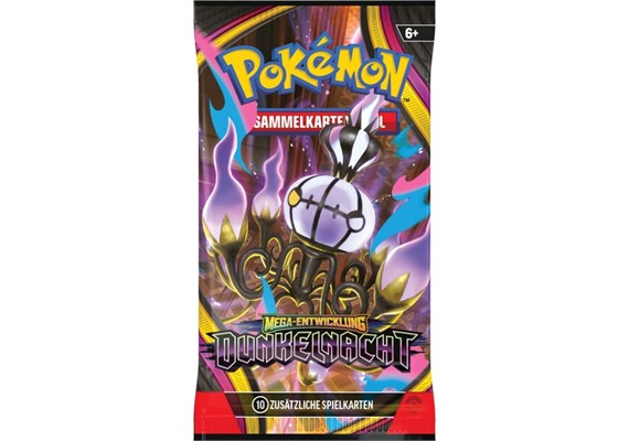Pokemon Deutsch ME05 "Dunkelnacht" Booster 10 Karten