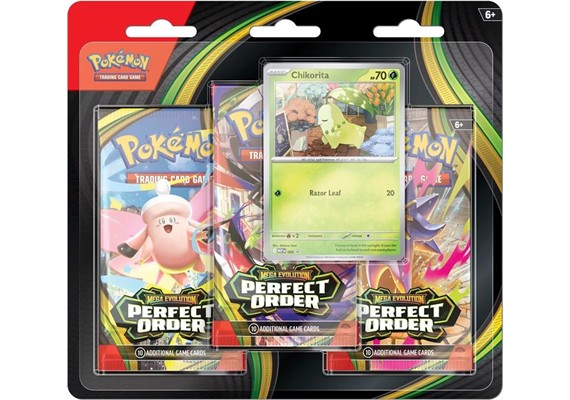 Pokemon ENGLISCH ME03 Perfect Order Three Pack Blister
