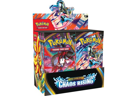 Pokemon ENGLISCH ME04 Booster "Chaos Rising" 10 Karten