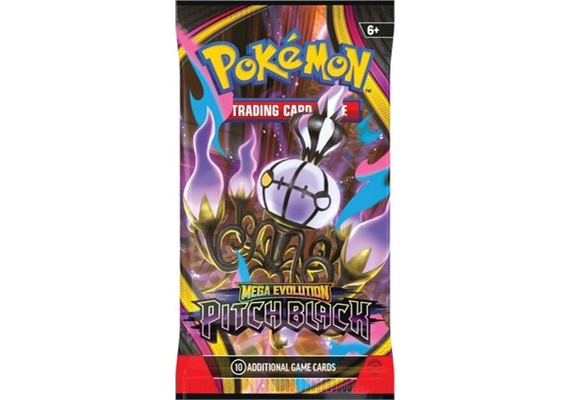 Pokemon ENGLISCH ME05 "Pitch Black" Booster 10 Karten