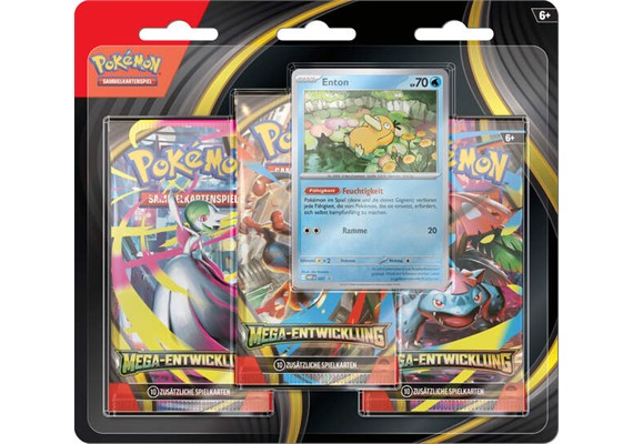 Pokemon Mega-Entwicklung 3-Pack Blister