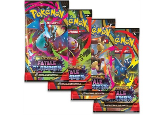 Pokemon Q4 Booster 10 Karten
