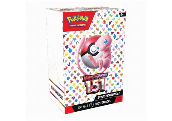 Pokemon SV03.5 Pokémon Karmesin & Purpur 151 Booster-Bundle