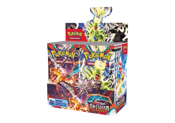 Pokémon SV03 Obsidian Flammen Booster, 10 Karten