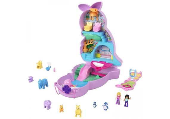 Polly Pocket HKV50 Mama & Joey Kangaroo Schatulle