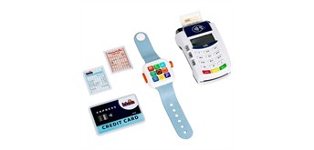 PoS Terminal und Smart Watch, mit Licht, Sound und kontaktloser Bezahlfunktion