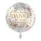 Premioloon Folienballon "Danke für Alles" mit Blüten