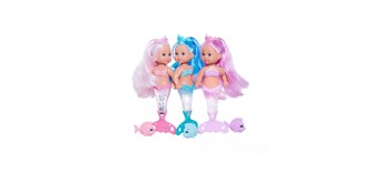 Puppe Evi Love Mermaid 3-fach assortiert