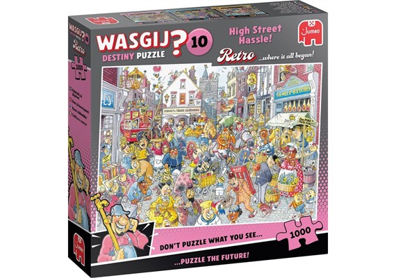 Puzzle 1000T Wasgij Retro Destiny 10 Ärger auf der Hauptstrasse