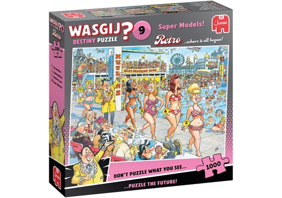 Puzzle 1000T Wasgij Retro Destiny 9 Super Models